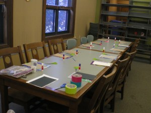 Fully locked, loaded and ready to go at the Indian Orchard  Journal Making workshop in January.