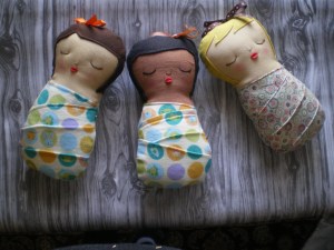 Meet the new cuties from my workshop. We just have to keep it quiet because they are fast asleep.
